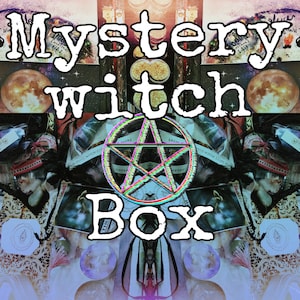 Mystery witch box  - WICCA full set, witchy kit, witch Starter kit, Beginner witch, Witch Supplies, yule set, sabbaths , witchcraft