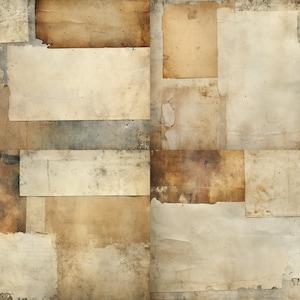 12 vintage vintage digital art painting 11”x8.5”, Art vintage paper for journaling, crafts and more
