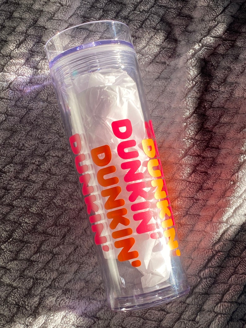 Dunkin Donuts Custom Tumbler Etsy