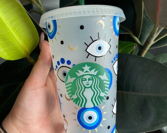Evil Eye Starbucks Cold Cup