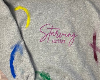 Het 'Starving Artist'-sweater met ronde hals
