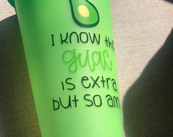 Guac is Extra: Color Changing Tumbler