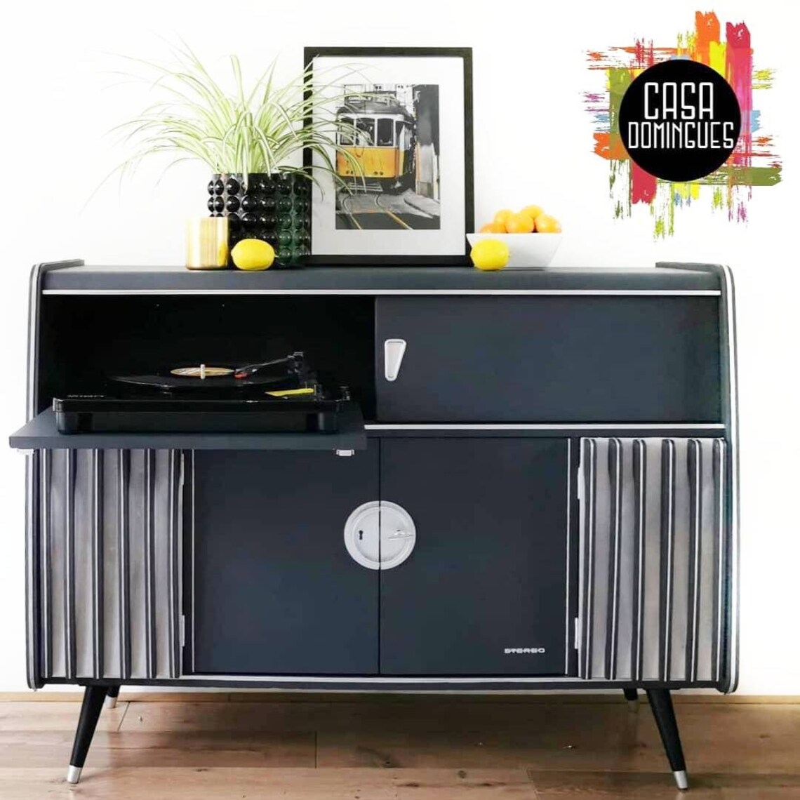 Gabinete de música radiograma de mediados de siglo pasado y | Etsy