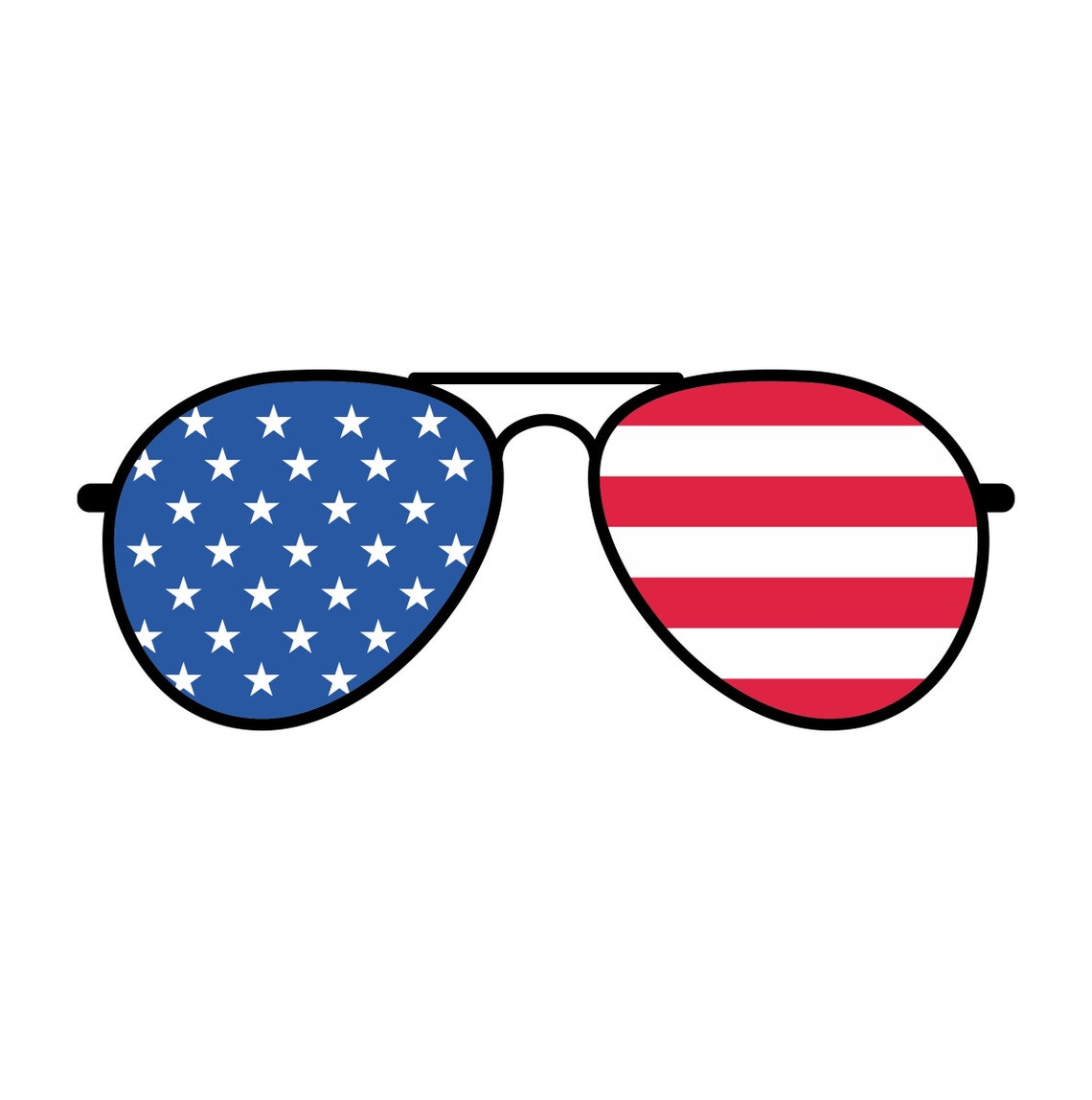 American flag sunglasses svg jpg eps png dfx files Etsy