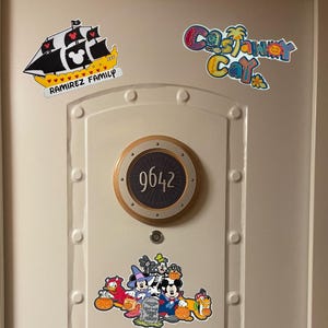 Mickey and Friends Halloween Cruise Door Magnets Trick or Treat Cruise Ship Stateroom Door, Disney Cruise Door Magnets Decorations