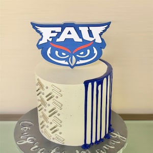 Florida Atlantic University Cake Topper: Graduation Party Decoration