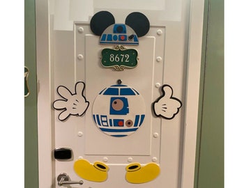 Handmade R2R2 Mickey Mouse Disney Cruise Door Magnets