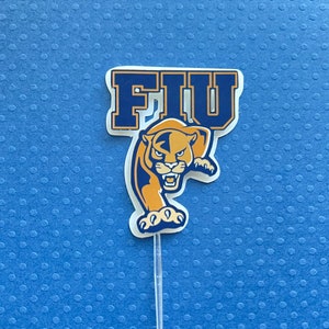 FIU Graduation Cupcake Topper: Class of 2025 Party Decoration