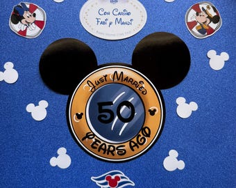Personalized Disney Cruise Door Magnet, Anniversary Decor