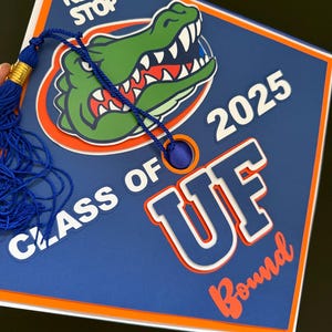 University of Florida Graduation Cap Decor - Class of 2025 2026