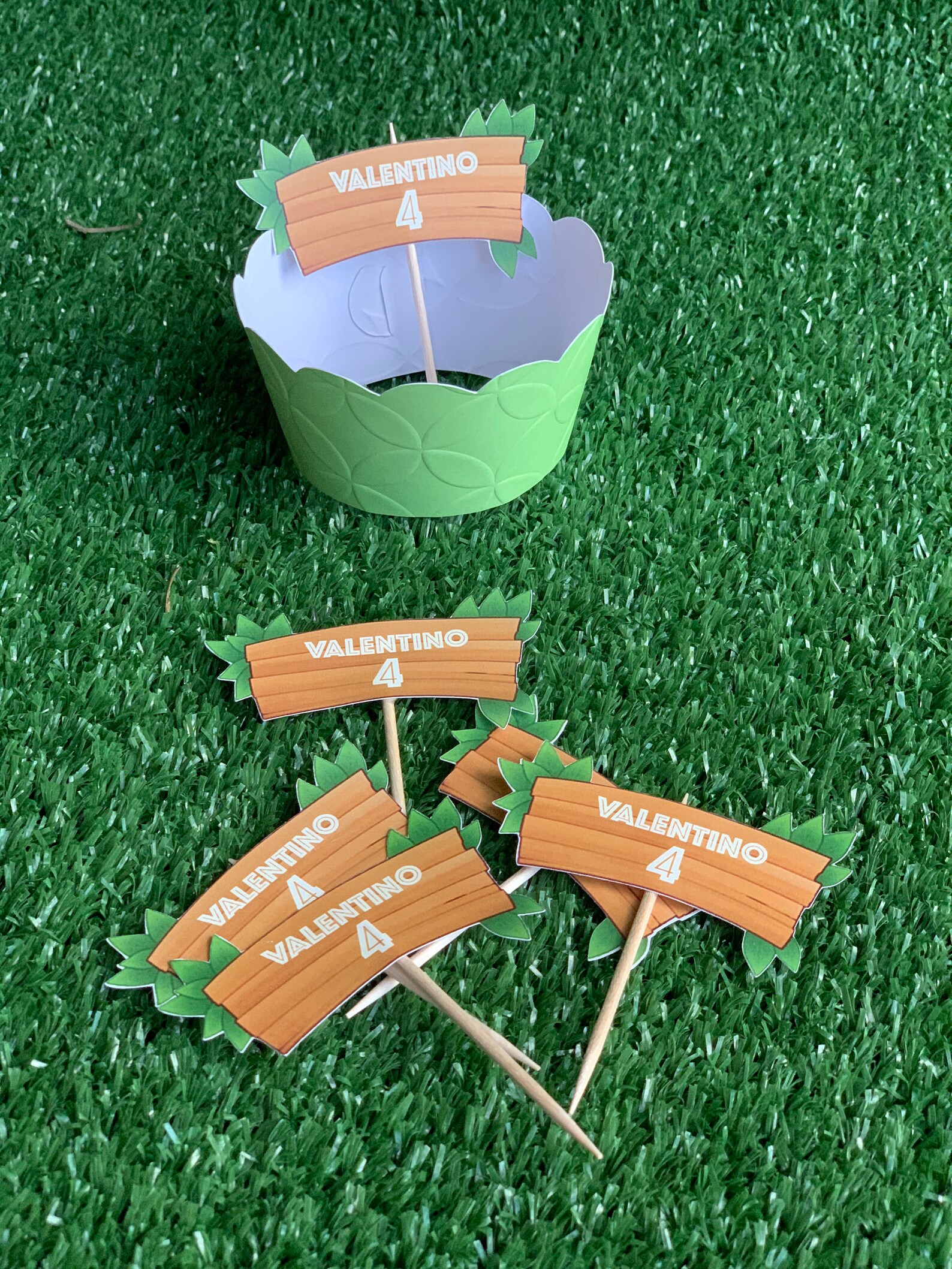 Set of 12 Jungle Cupcake Toppers Safari Cupcake Toppers Etsy