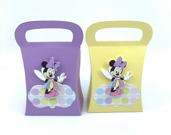 Minnie Mouse Fairy Favor Box: Pastel Party Decoration