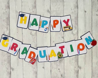 Happy Graduation Banner: Elementary School Class of 2026