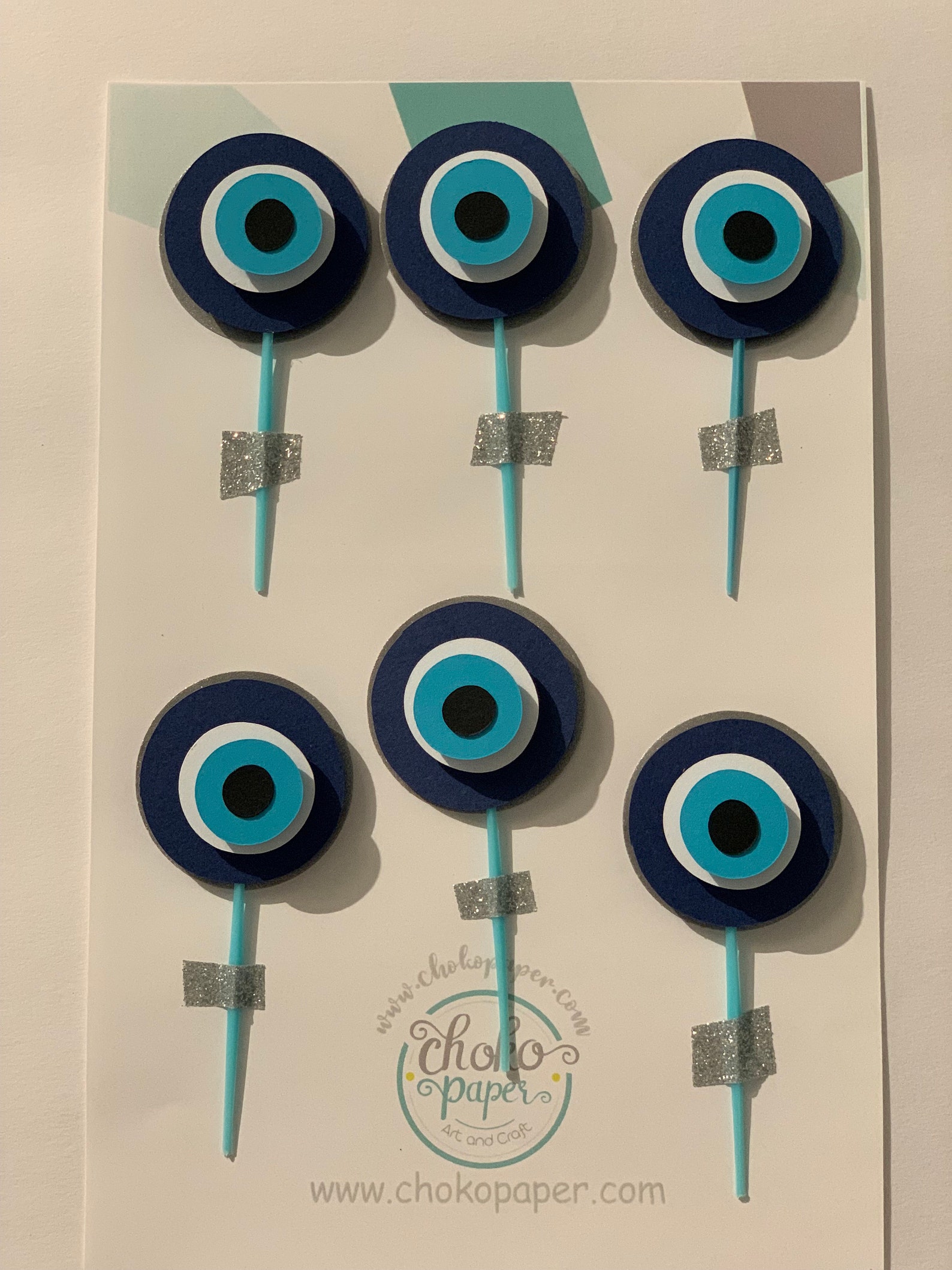 Evil Eye Birthday Banner: Blue Party Decor - Etsy
