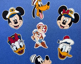 Mickey and Friends Cruise Door Magnets, Disney Cabin Decor