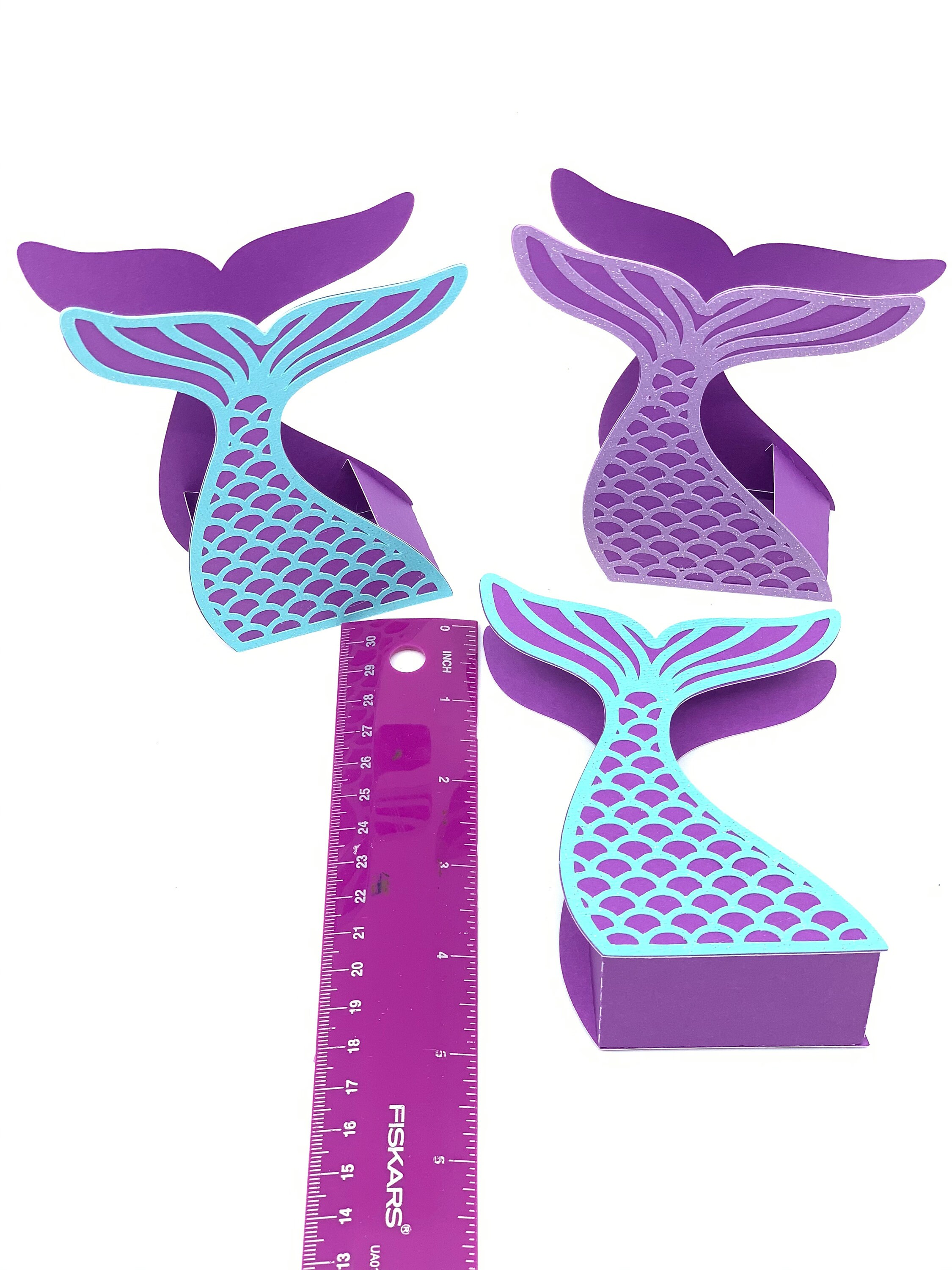 Mermaid Tail Favor Boxes: Under the Sea Party Decorations - Etsy