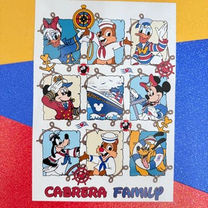 Mickey and Friends Cruise Ship Stateroom Door Disney Cruise Door Magnets Decorations. Mickey Vacation