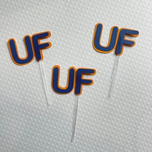 UF graduate  Cupcake Topper | Graduation Cupcake Topper | Graduation Party Decoration | Class of 2024 party decor