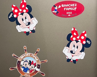 Personalized Disney Cruise Door Magnet Set, Family Stateroom Decor