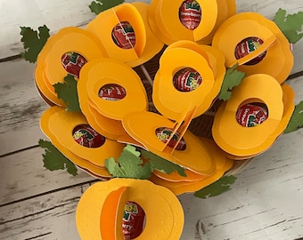 Pumpkin Lollipop Thanksgiving Treat Tags: Classroom Gift