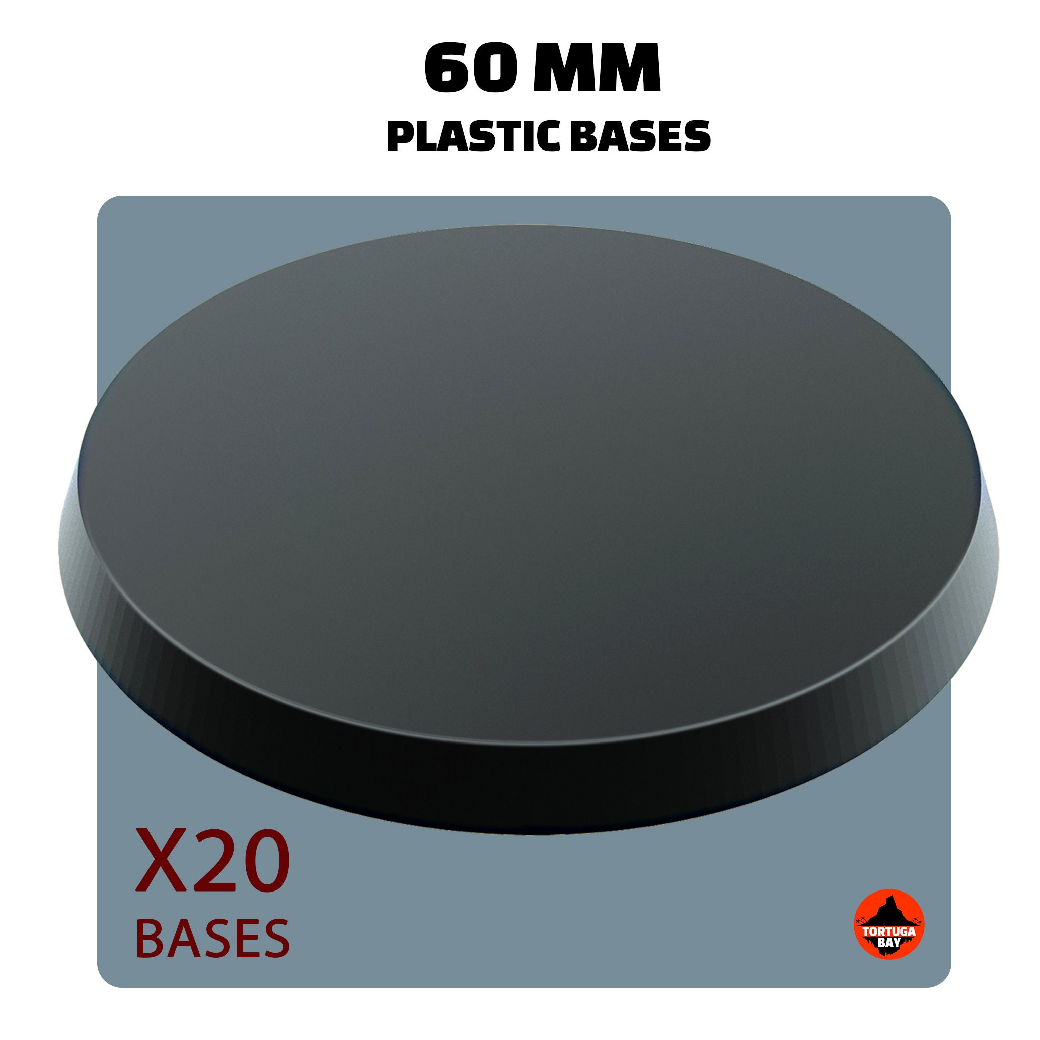 60 mm plastic bases Х20 Etsy