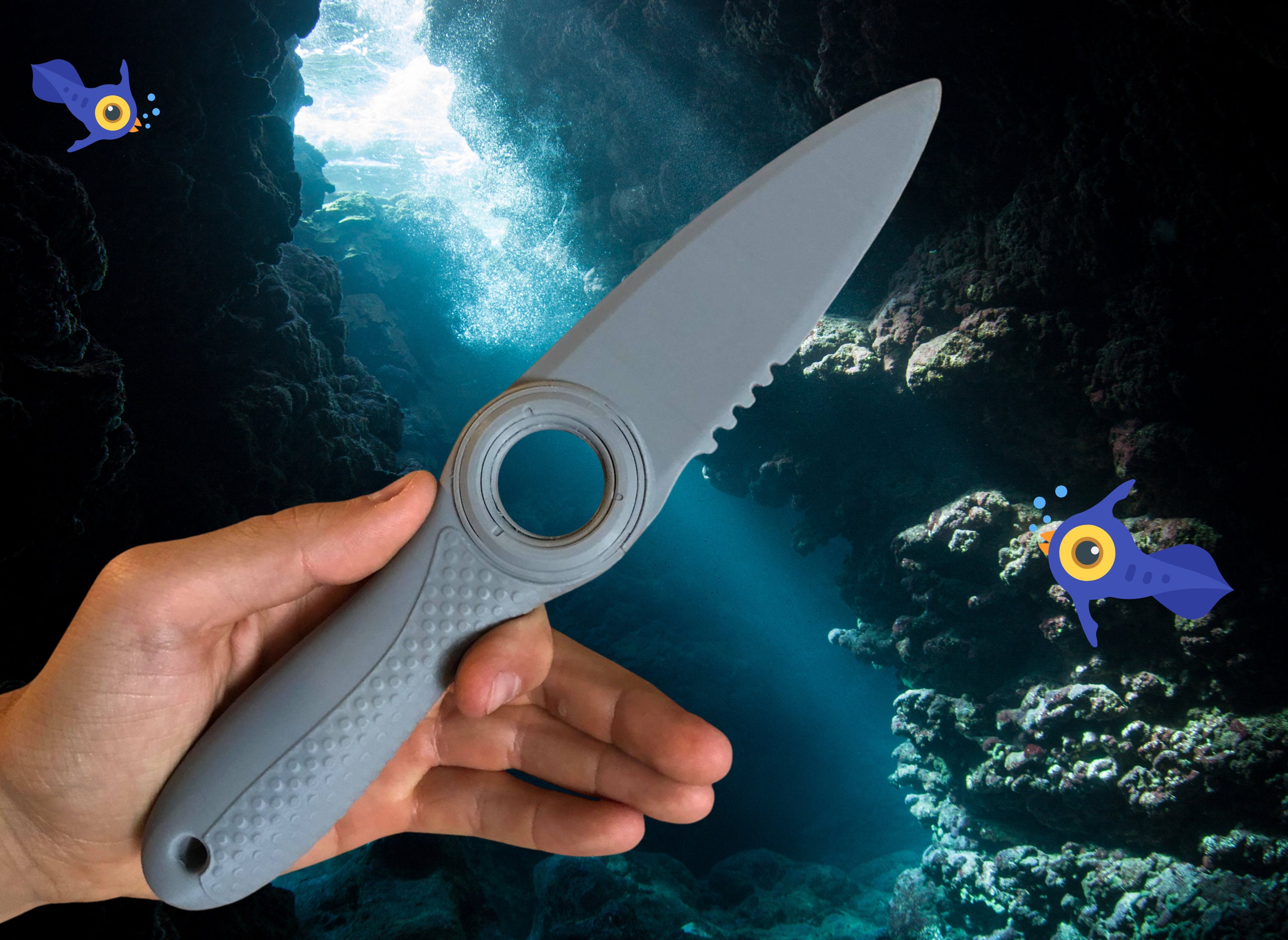 Subnautica Dive Knife 3D Print Survival Knife Video Etsy India