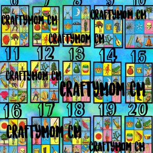 25 Spots Loteria Board