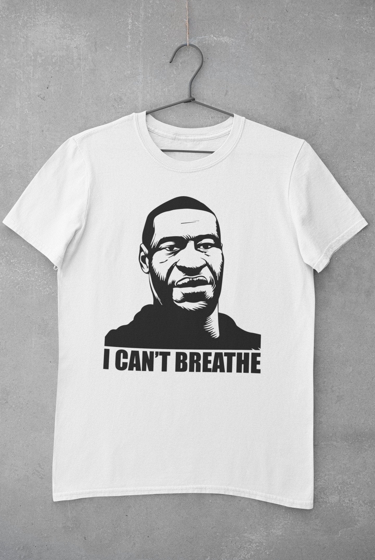 George Floyd face I can't Breathe Essential T-Shirt for Sale by  AntioneCrews