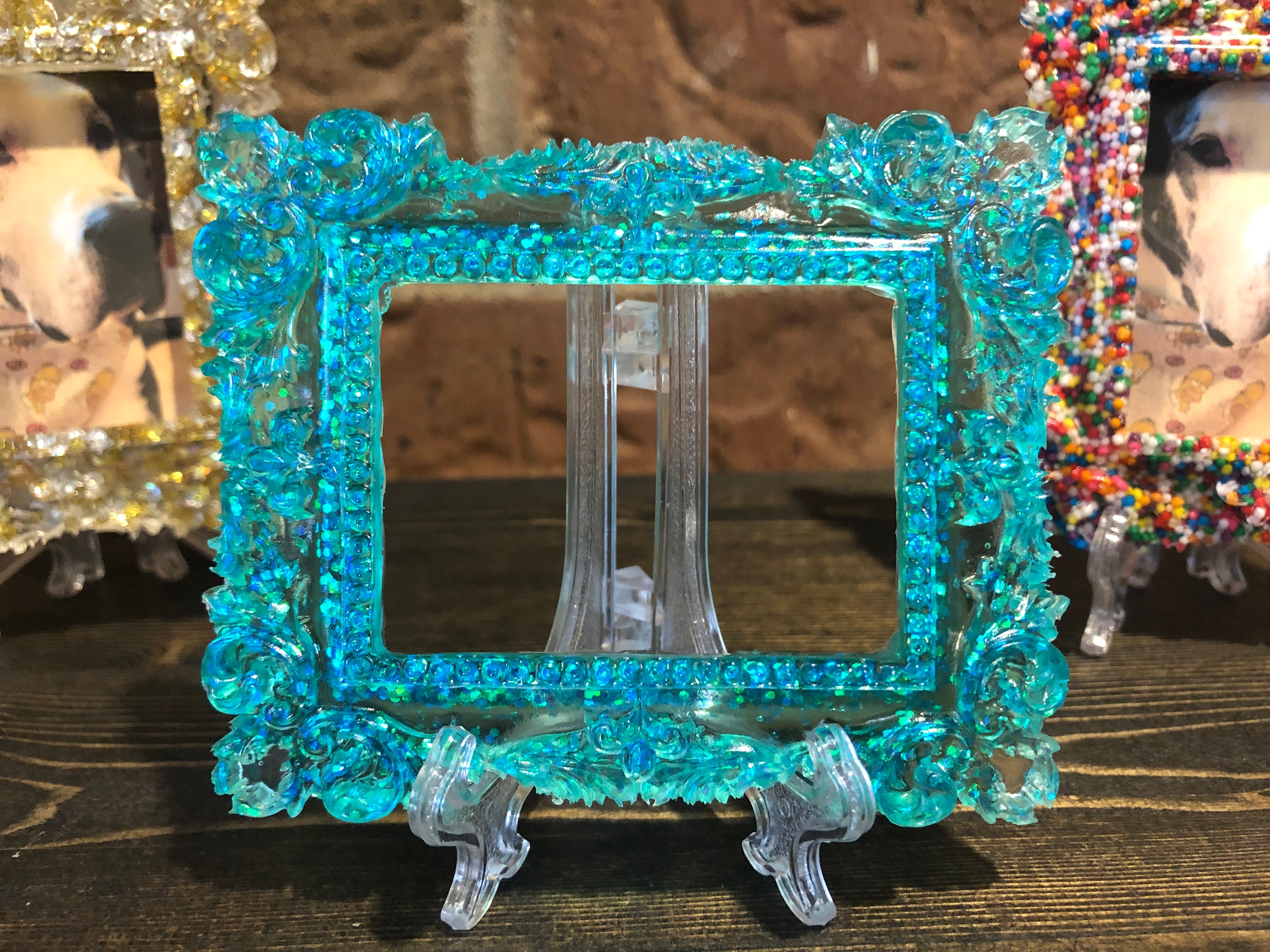 Lustige Resin Bilderrahmen mit Staffeleiständer inklusive Etsy