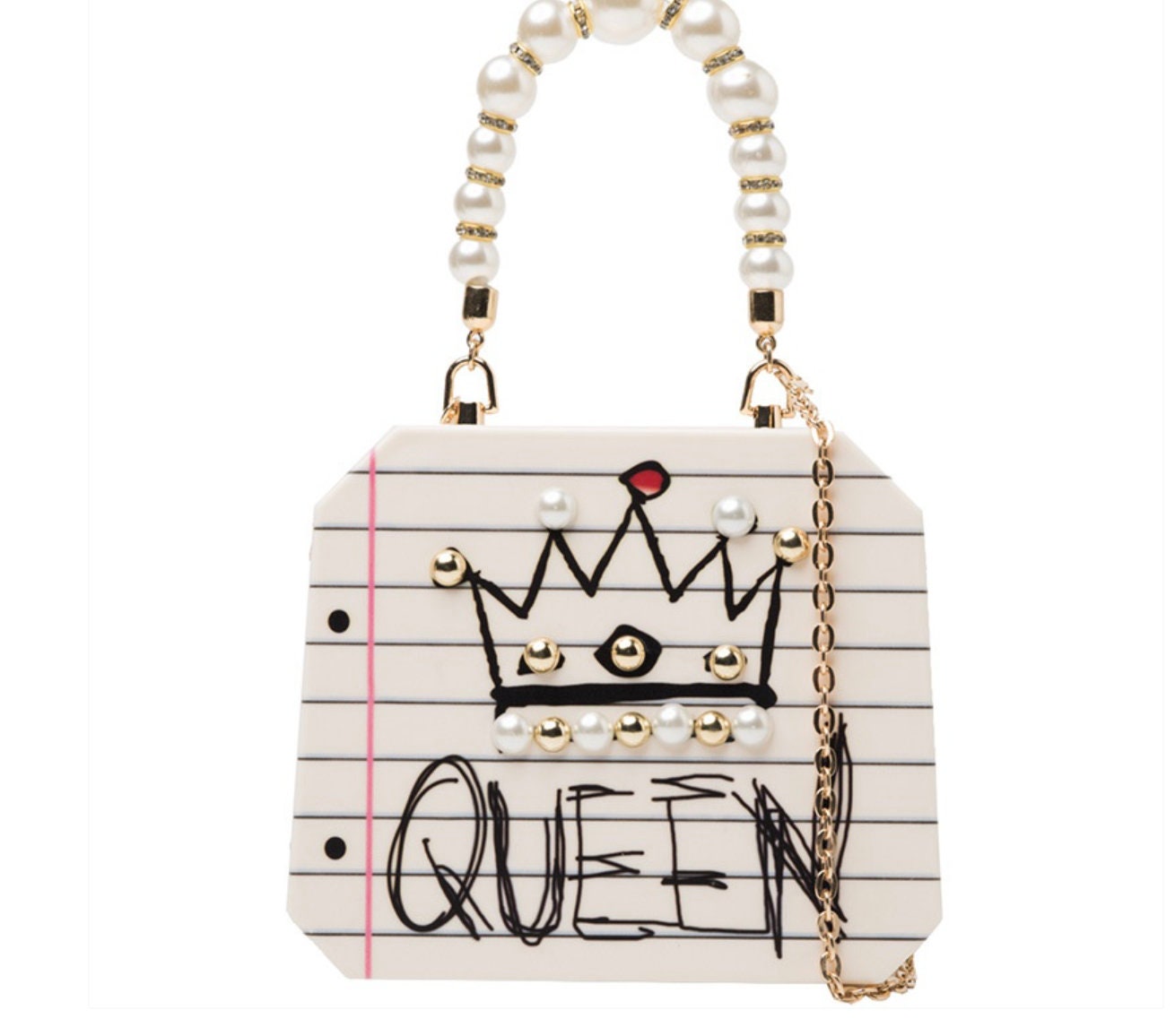 Queen Bags / clutch / purse / colourful bags / queen logo Etsy