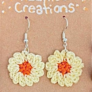 Mini Crochet Flower Earrings Pattern | Beginner Friendly PDF Tutorial | DIY Floral Jewelry | Quick Project