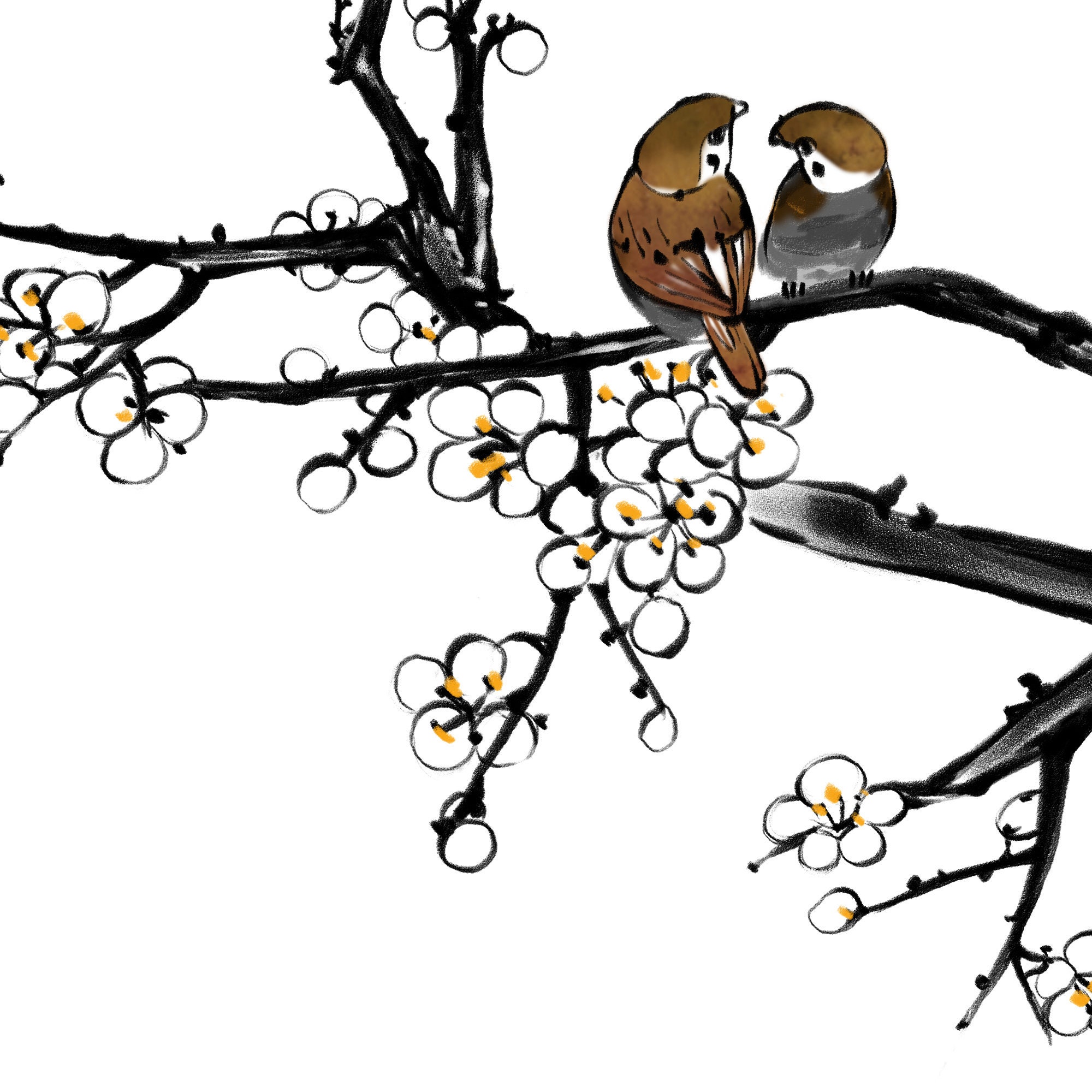 Korean Wall Art Korean Home Decor Botany Print Korean Art | Etsy