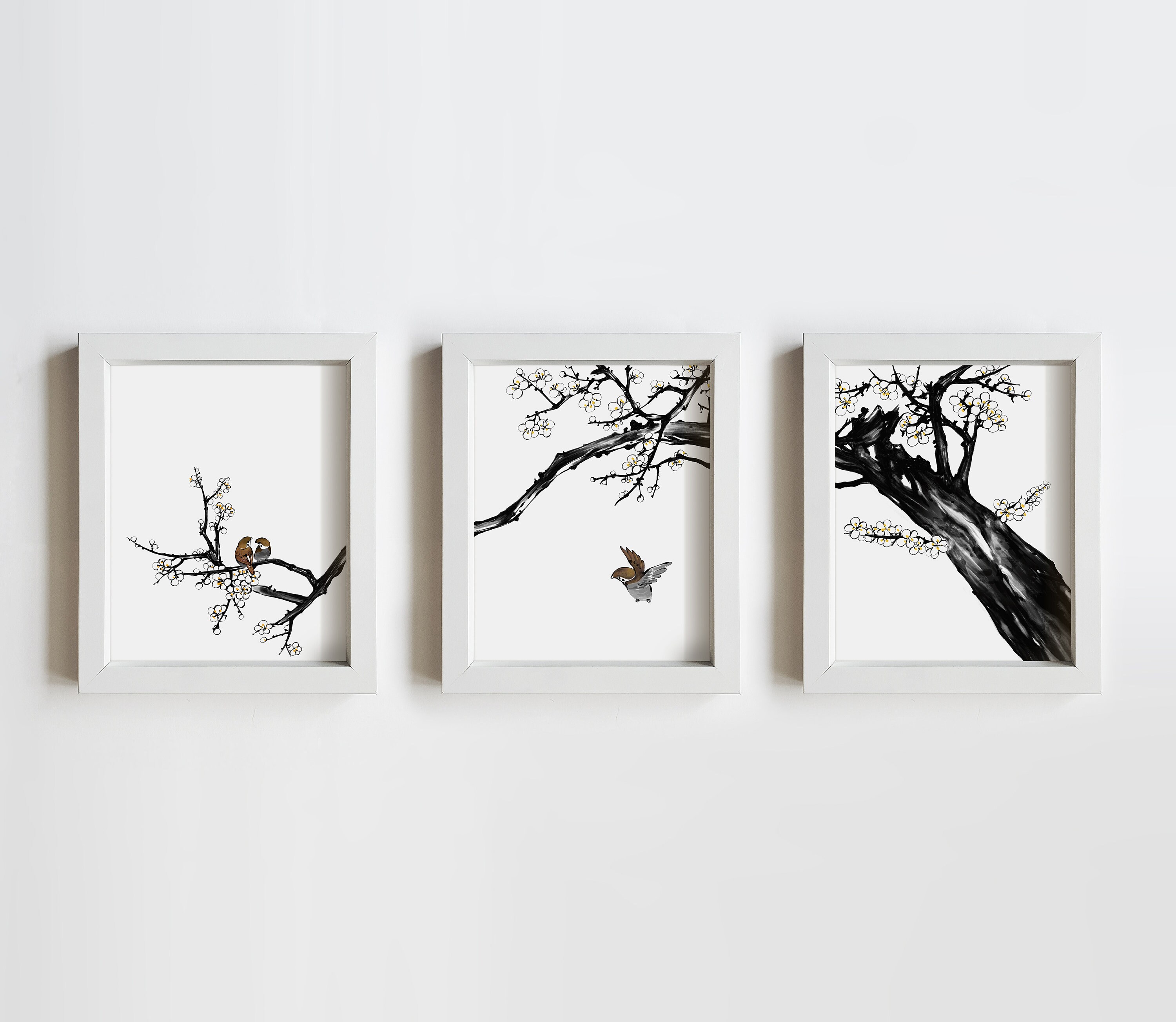 Korean Wall Art Korean Home Decor Set Of three Prints | Etsy