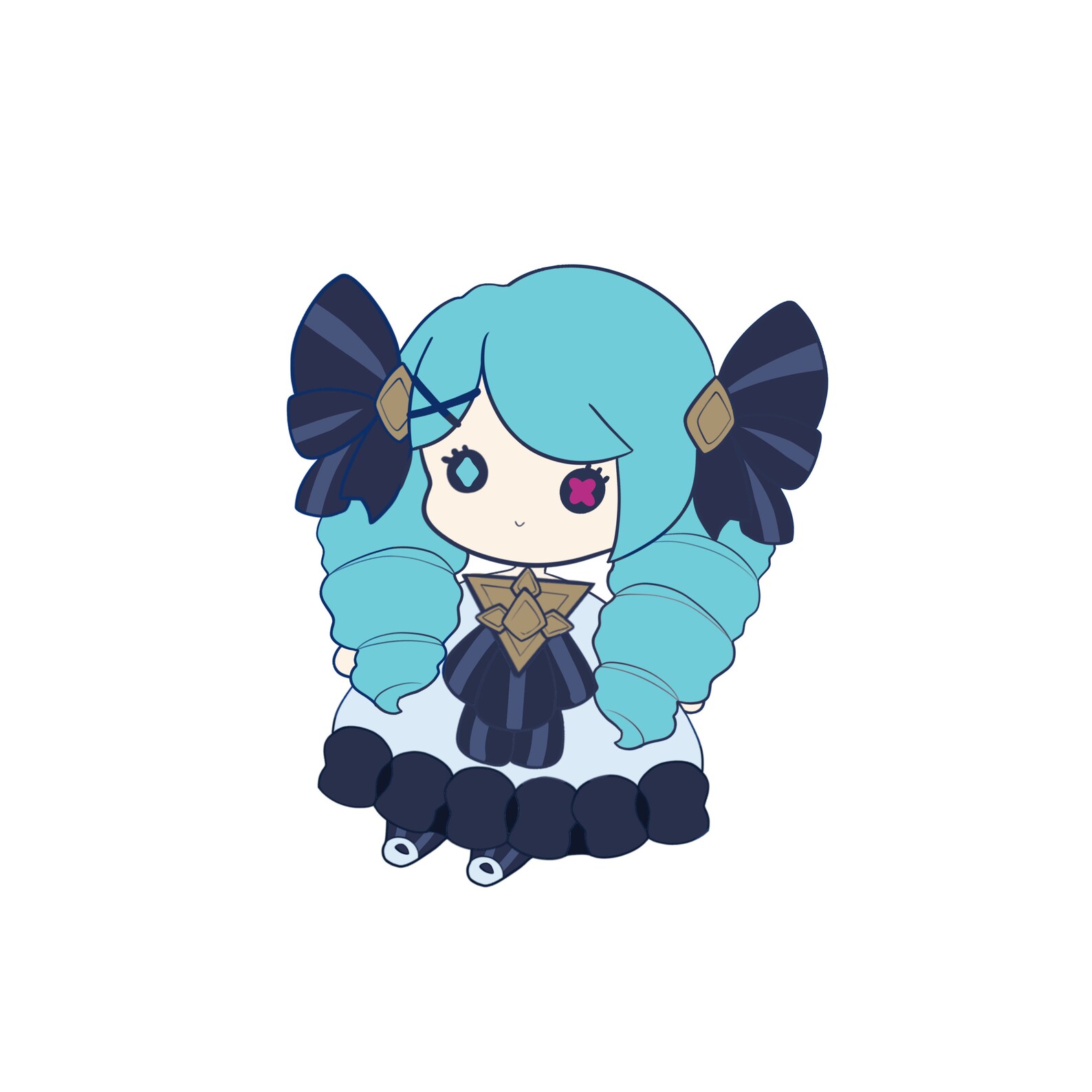 League of legends Gwen doll sticker | Etsy