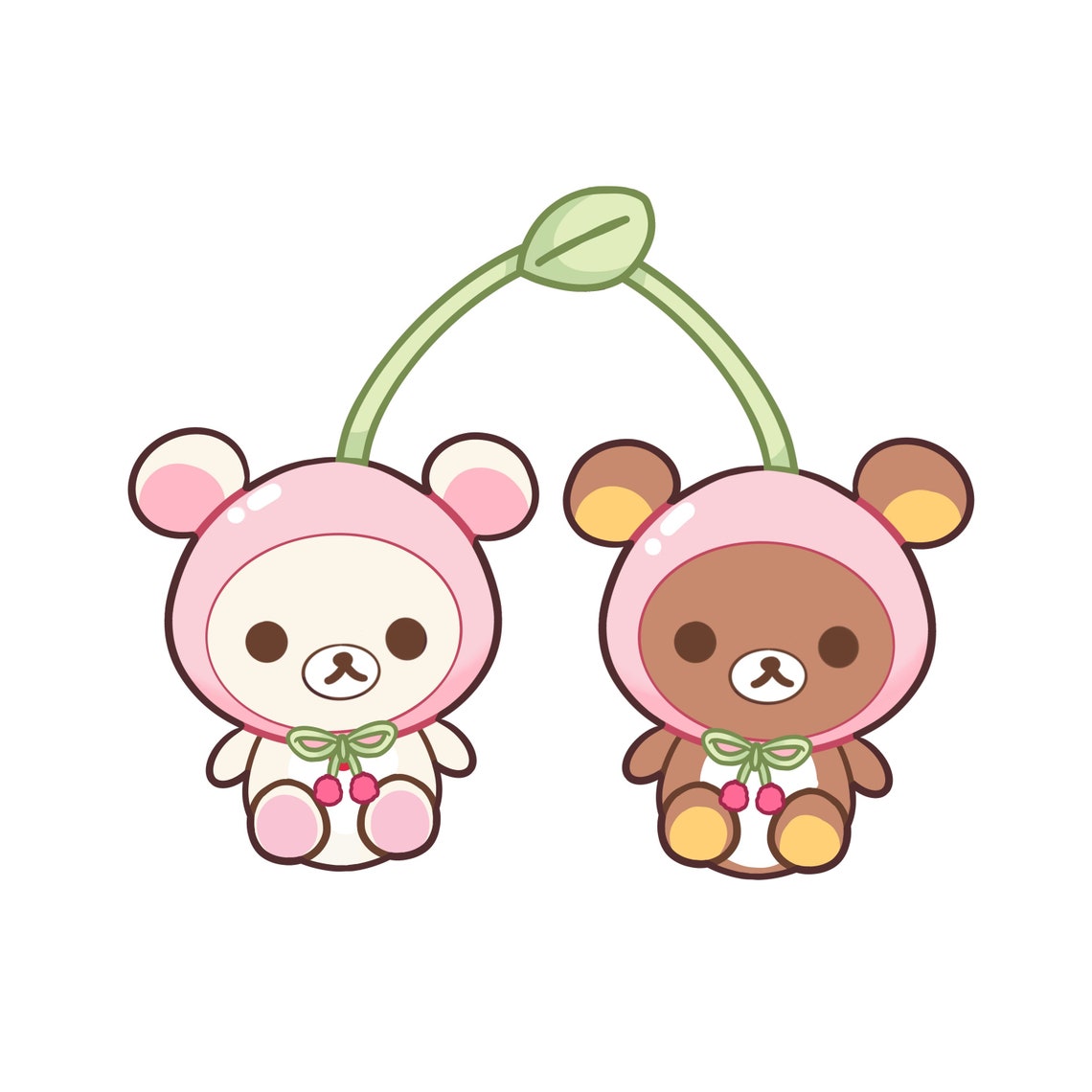 Rilakkuma and korliakkuma sticker Etsy