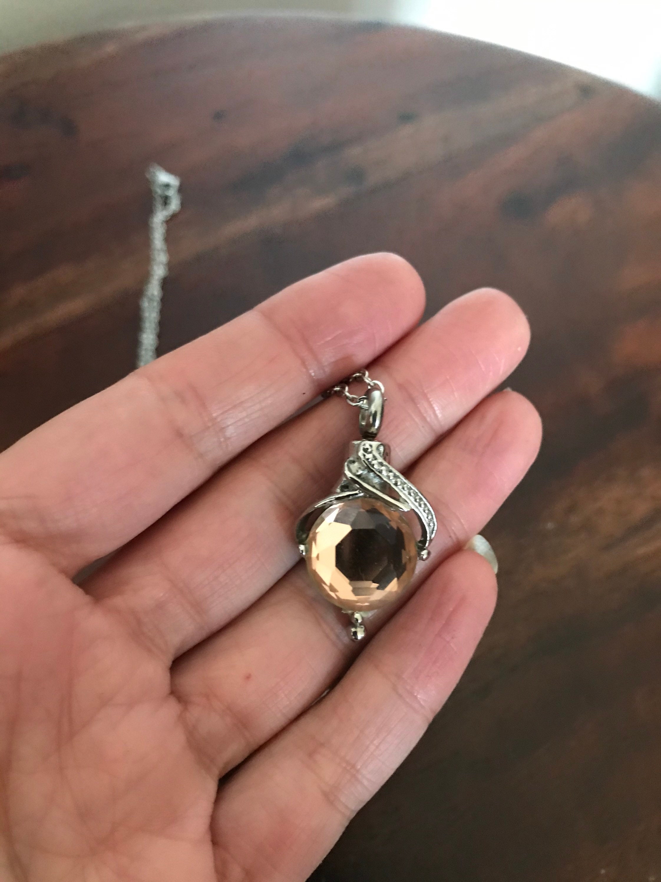 Ashes Pendant Cremation Necklace Jewelry Urn Funeral Memorial Etsy