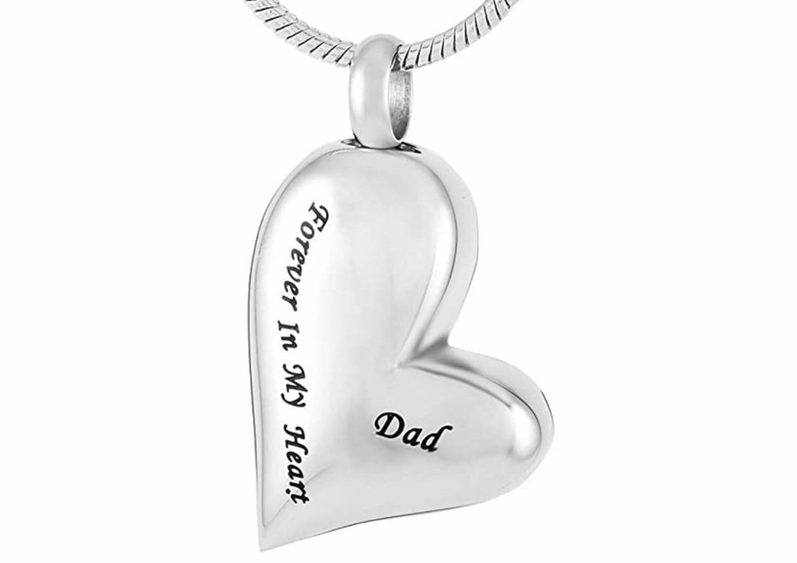 Cremation pendant ashes Necklace Urn Dad Memorial Urn Etsy