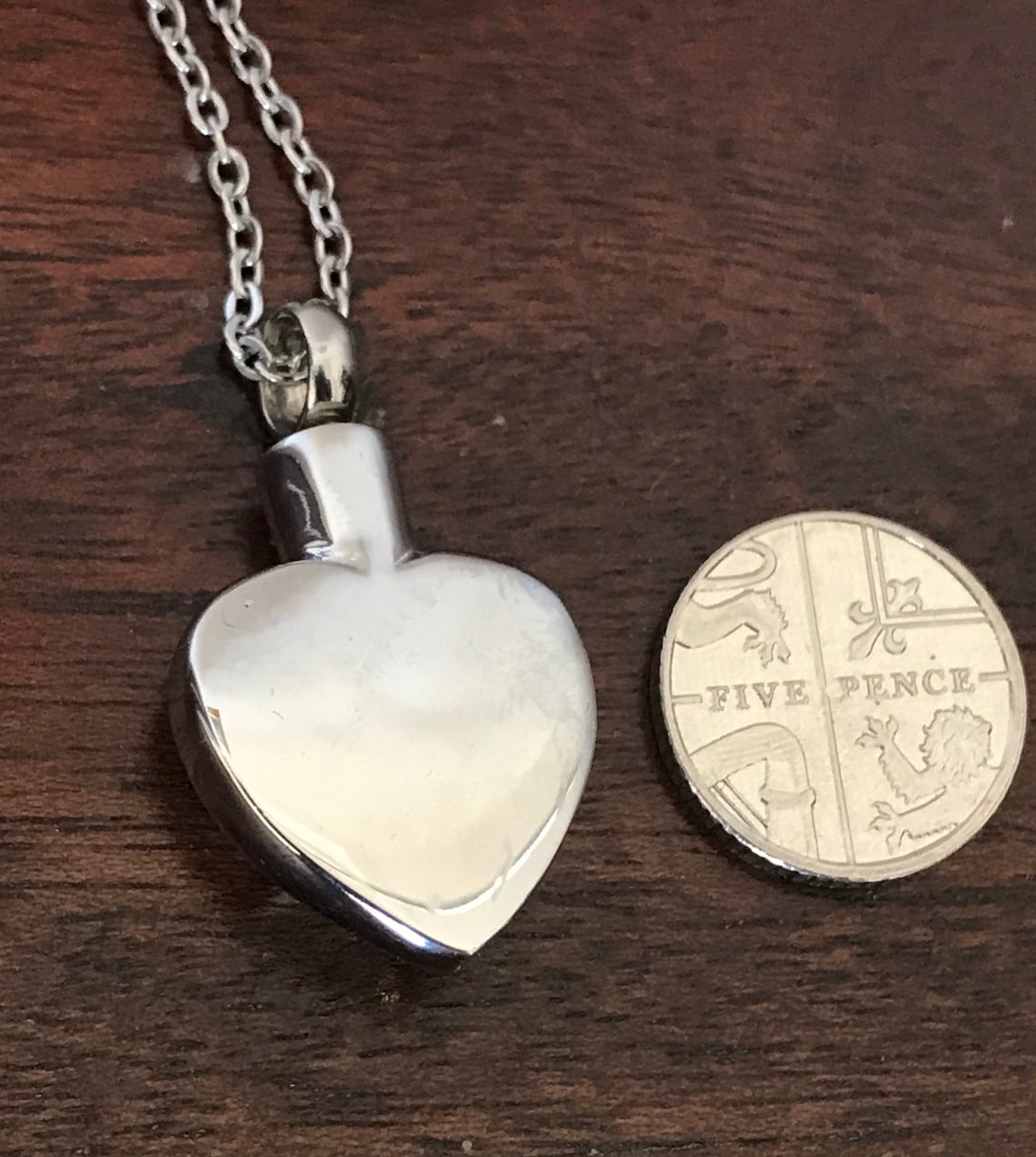 Cremation ashes pendant necklace heart jewelry jewellery urn Etsy
