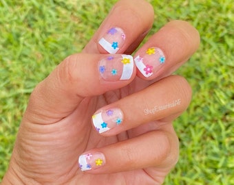 Garden Party, Nail Wraps, Nail Strips, Nail Stickers, Nail Accessories, Nail Art, Nail Polish Strips, Nail Polish Stickers, Nail Designs