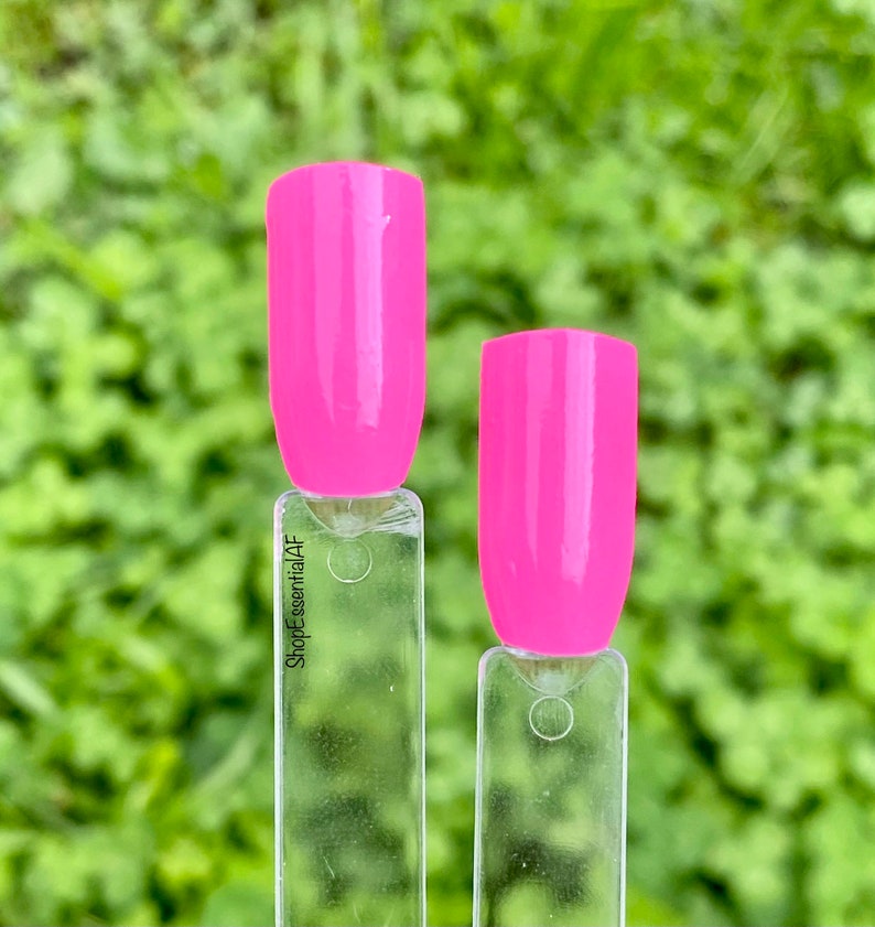 Neon Pink / Nail Wraps / Nail Strips / Nail Stickers Etsy