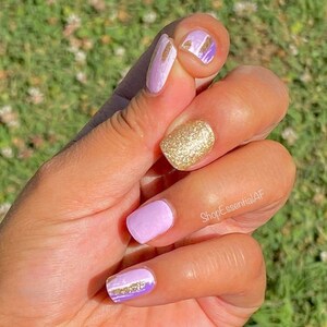 Purple Passion, Glitter Nail Strips, Nail Wraps, Nail Strips, Nail Stickers, Sticker Nails, Nail Polish Strips, Nail Polish Wraps