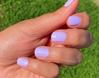 Light Purple Nail Wraps Nail Strips Nail Stickers Etsy Hong Kong