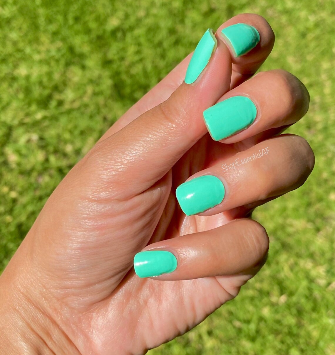 Seafoam Green / Nail Polish Wraps / Nail Strips / Nail | Etsy