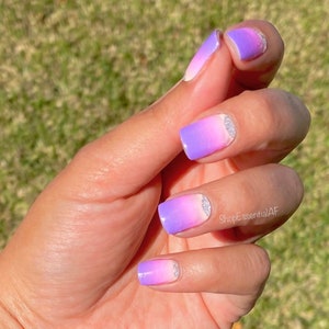 Ombre Sparkle / Nail Wraps / Nail Strips / Nail Stickers