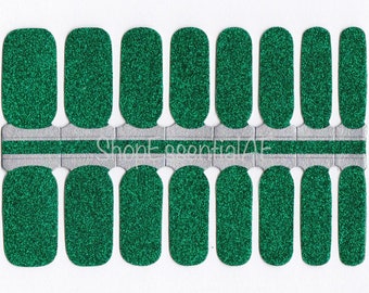 Emerald City / Glitter Nail Wraps