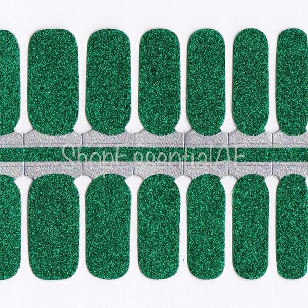 Emerald City / Glitter Nail Wraps