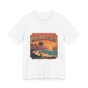 Panama City FL Vintage Beach T-shirt | Retro reispatch, Y2K-kustvibes