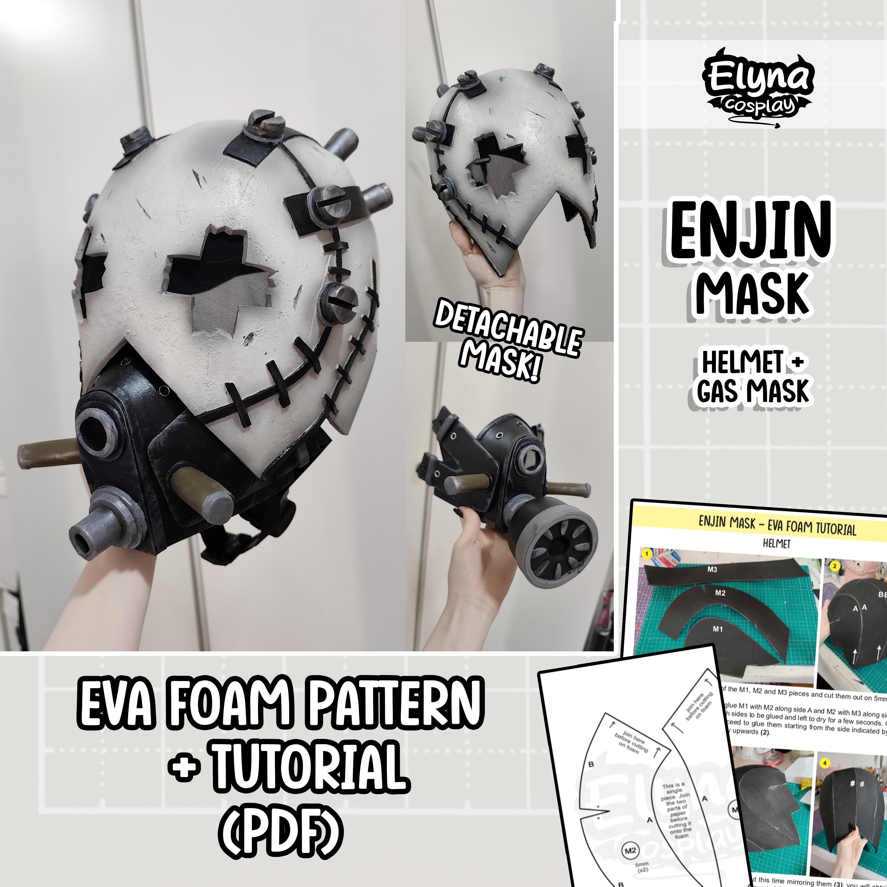 ガチアクタ 炎神マスク コスプレ EVAフォームパターン +