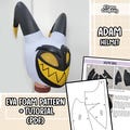 Adam Helmet - Cosplay Foam Pattern + Tutorial book! (PDF)