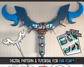 Gachiakuta Zanka Lovely Assistaff EVA Foam PATTERN + Tutorial (DIGITAL)